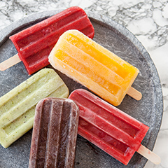 Ice pops without Locust Bean Gum